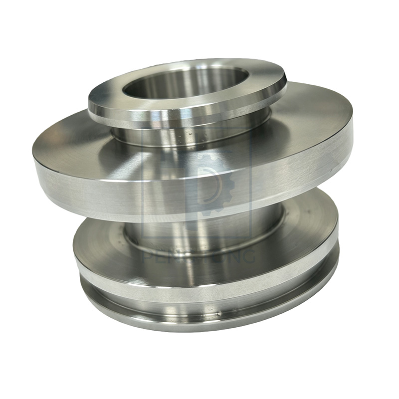 Customized Metal Machining CNC Processing Stainless Steel Double Flange Roller