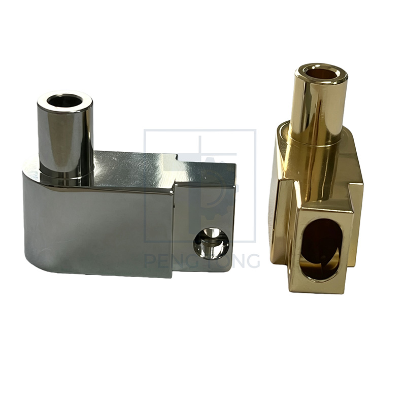 Precision CNC Turned Metal Fluid Fitting for Liquid Cooling Systems