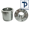 Custom Aluminum Machining Parts, Threaded Aluminum Flange Cylinder Housing Components