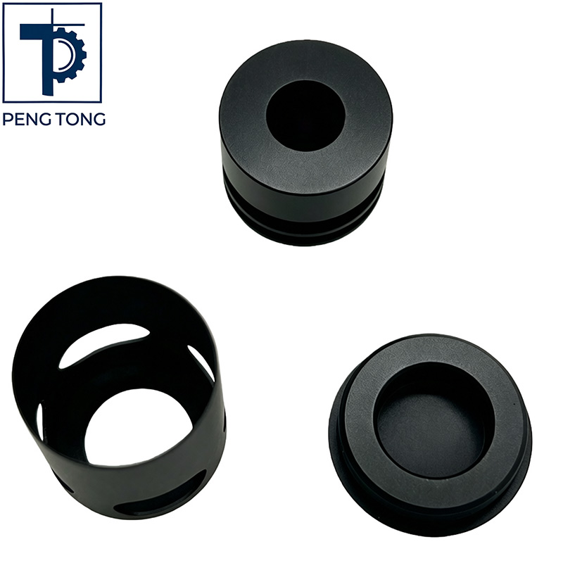 OEM Aluminum Alloy Turned Parts with External Threads and Cutouts