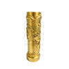 Detailed Dragon Engraved Brass Rod for Precision Machining Needs