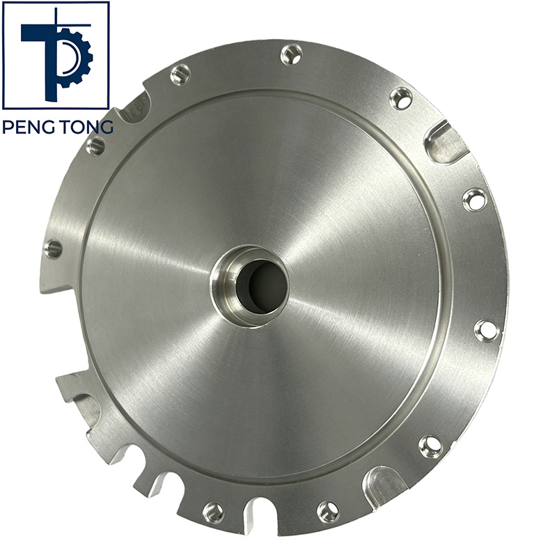 Custom Precision CNC Machined Aerospace Aluminum Flange Housing