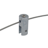 Adjustable Wire Rope Clamp for Secure Poster Displays