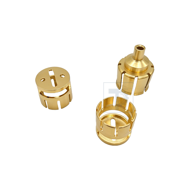 Custom CNC Machining Milling Brass Slotted Sleeve Assemblies