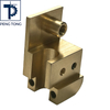 High Precision Brass CNC Machined Block with Internal Threads