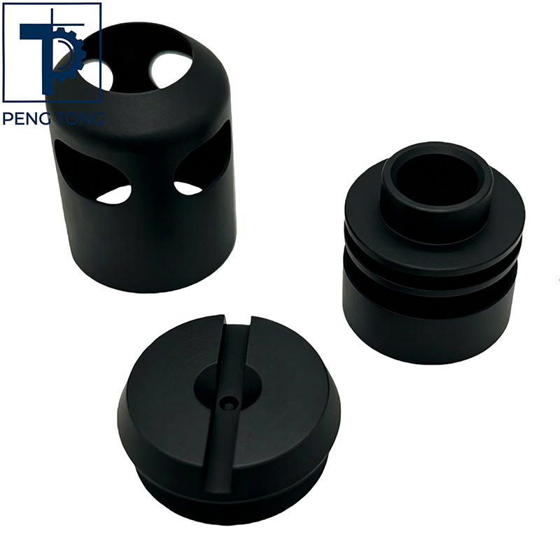 OEM Aluminum Alloy Turned Parts with External Threads and Cutouts