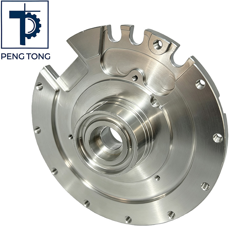 Custom Precision CNC Machined Aerospace Aluminum Flange Housing