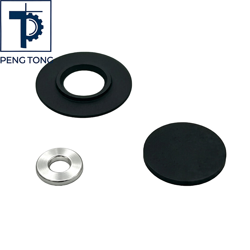 CNC Turned Metal Shoulder Washer with Precision Internal Bore