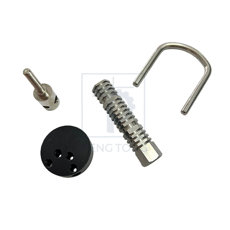 Modular Precision Adjustment Mechanism with Threaded Pin & Base Plate CNC Machining