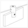 Adjustable Wire Rope Clamp for Secure Poster Displays