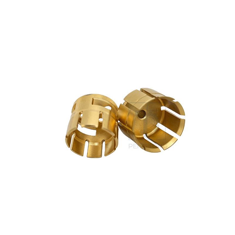 Custom CNC Machining Milling Brass Slotted Sleeve Assemblies