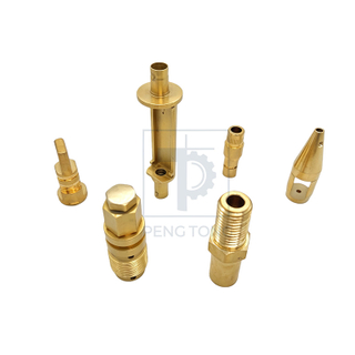 CNC Turning Milling Custom Machining Brass Threaded Mechanical Fittings