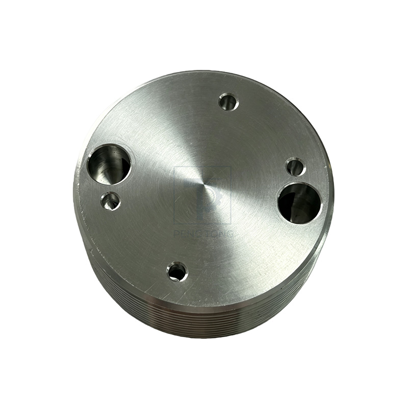 Complex Geometry CNC Machined Aluminum Manifold or Valve Body Prototype Custom Machining