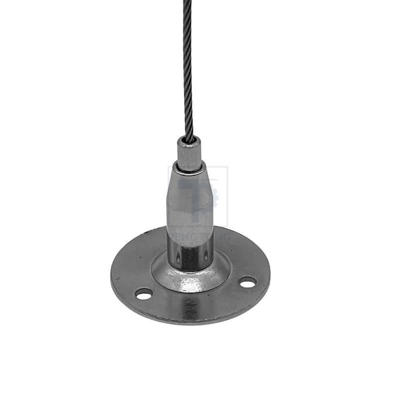 Ceiling Attachment Adjustable Cable Grippers Steel Wire Cable Gripper