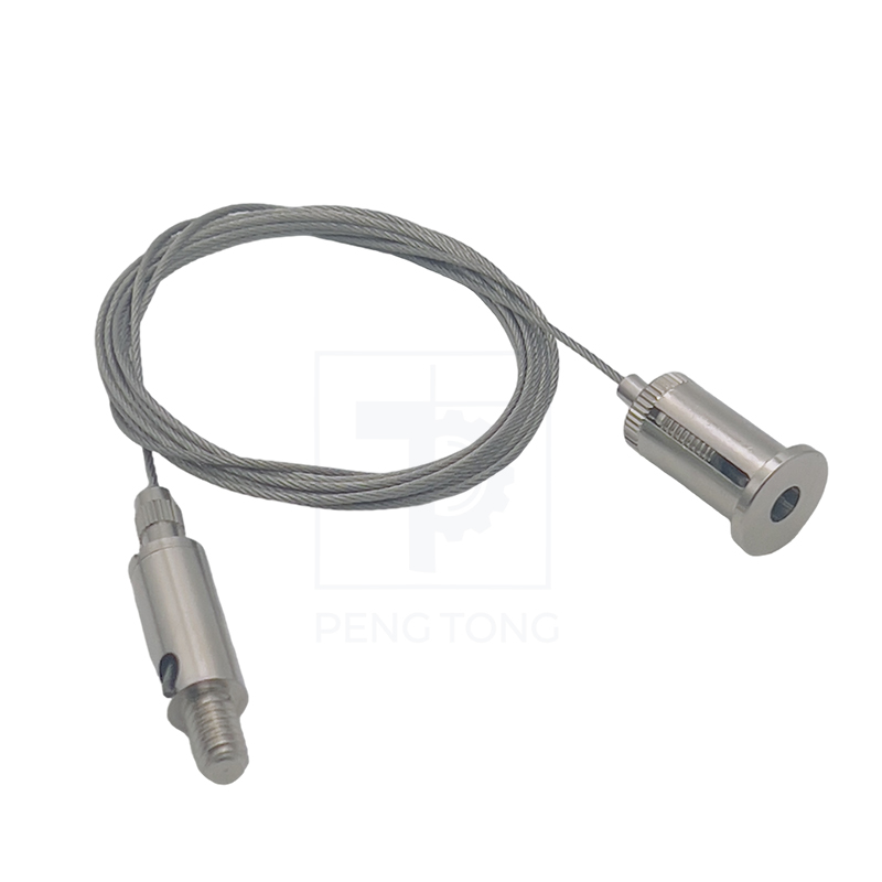 Easy-Install Embossed Copper Cable Gripper for Hanging LED Lights.