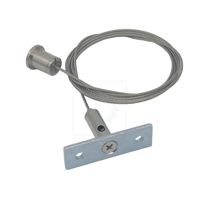 Portable Copper Cable Gripper Display Board Hanging Clip with Fixing Screws Provided