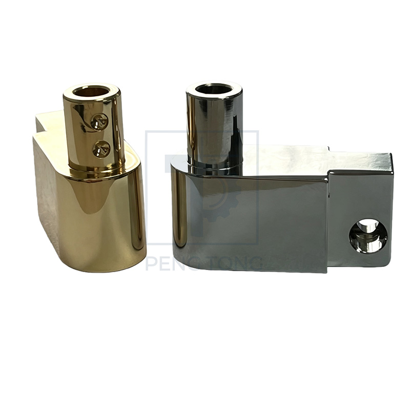 Precision CNC Turned Metal Fluid Fitting for Liquid Cooling Systems