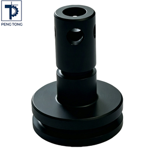 Custom Aluminum Flange Pin Hard Oxidation CNC Turning Parts
