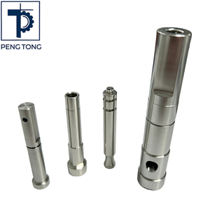 Custom Stainless Steel CNC Machined Component with C-Clip Grooves