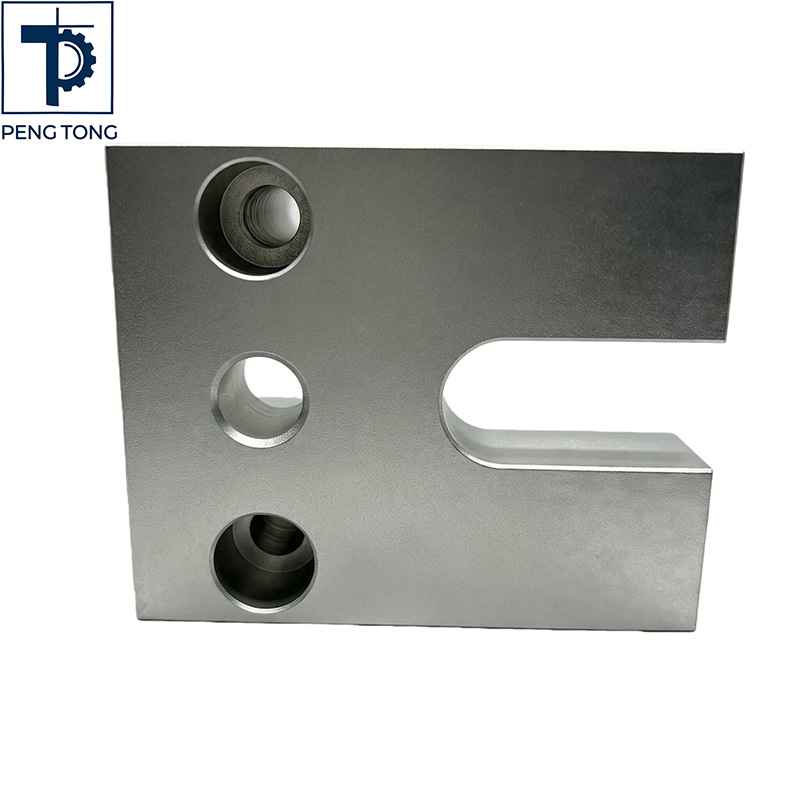Precision CNC Turned Aluminum Connector with U-Slot