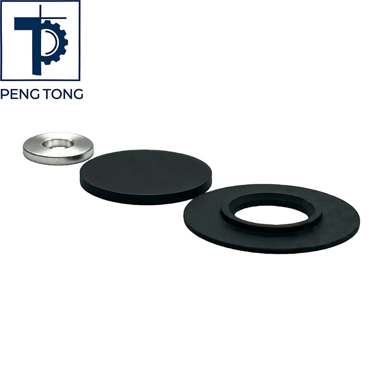 CNC Turned Metal Shoulder Washer with Precision Internal Bore