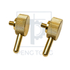 Custom Brass Knurled Head Connector - Multi-Function Locking Base for Display Stands & Rigs