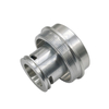 Custom CNC Milling Machining Aluminum Square Flange Sleeve Precision Parts