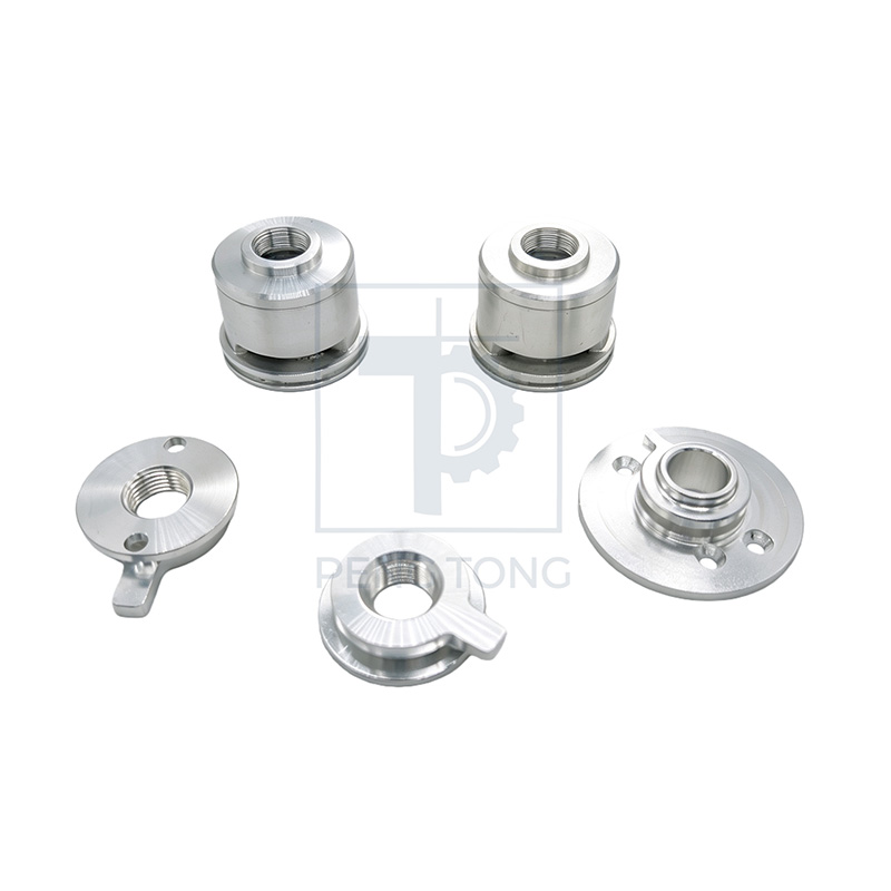 Custom CNC Machining Milling Aluminum Industrial Rotating Bushing Spare Parts