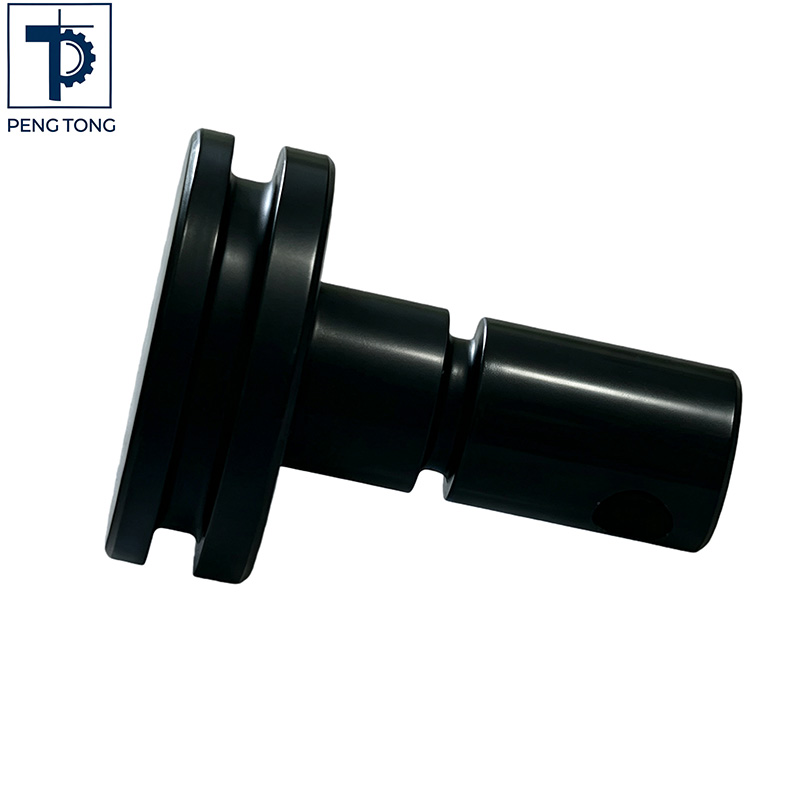 Custom Aluminum Flange Pin Hard Oxidation CNC Turning Parts