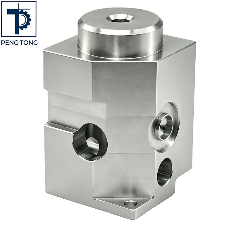 Custom 5-Axis Milled Precision Metal Valve Body