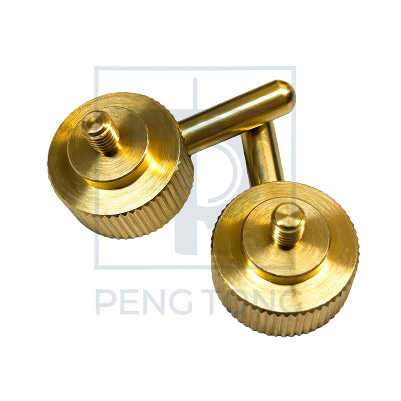 Custom Brass Knurled Head Connector - Multi-Function Locking Base for Display Stands & Rigs