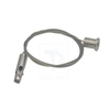 Copper Open-Type Cable Gripper Suitable for Acrylic and Glass Panels.