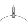 Customizable Polished Chrome Self-Locking Cable Gripper for LED Track Light Suspension