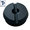 OEM Aluminum Alloy Turned Parts with External Threads and Cutouts