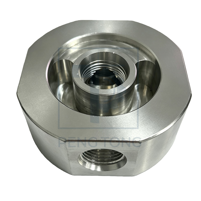 Precision CNC Custom Machining Aluminum Alloy Manifold Block
