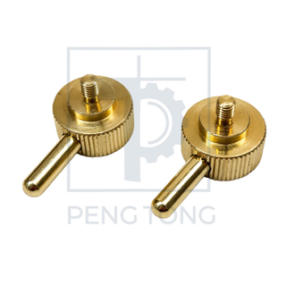 Custom Brass Knurled Head Connector - Multi-Function Locking Base for Display Stands & Rigs