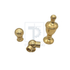 Tailored CNC Milled Brass Finials and Stainless Steel Drawer Pulls -Industrial Grade Finish Machining