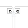 Adjustable Split Cable Clamp for Acrylic Photo Frame & Glass Artwork Display