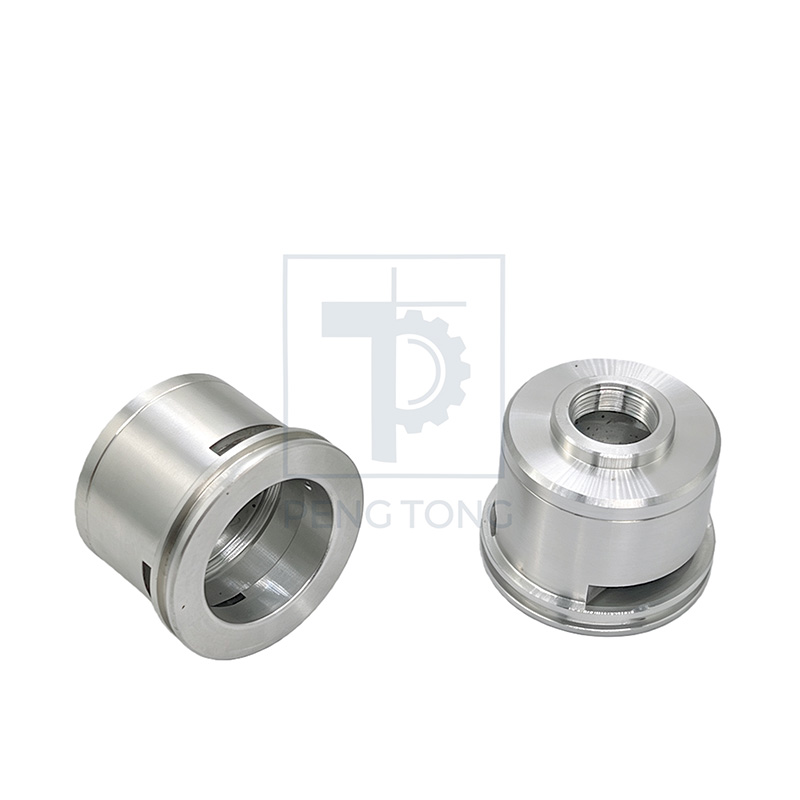 Custom CNC Machining Milling Aluminum Industrial Rotating Bushing Spare Parts