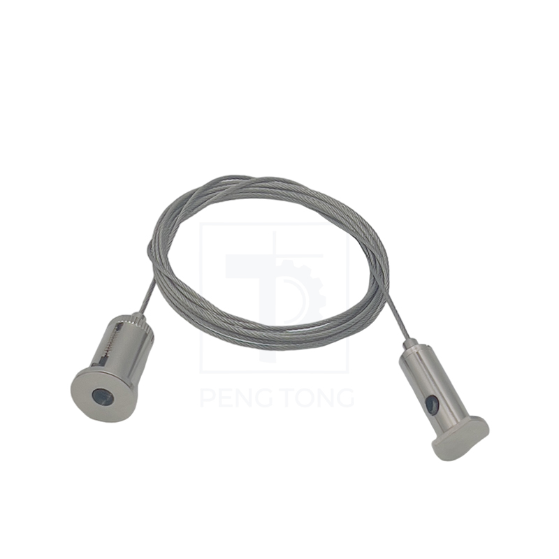 Easy-Install Embossed Copper Cable Gripper for Hanging LED Lights.
