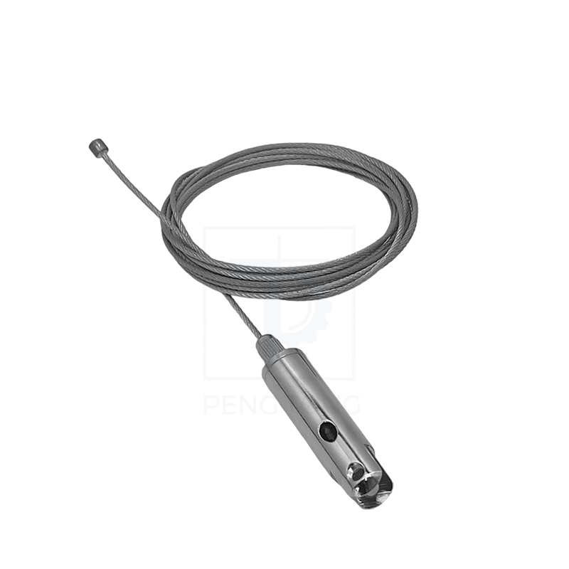 Factory Direct Supply of Polished Nickel Cable Gripper for Panel Hanging.