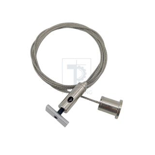 Portable Copper Cable Gripper for Hanging Track Lights.