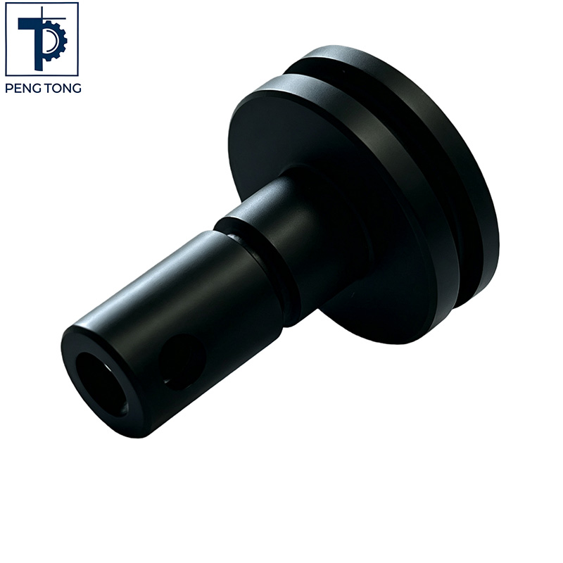 Custom Aluminum Flange Pin Hard Oxidation CNC Turning Parts