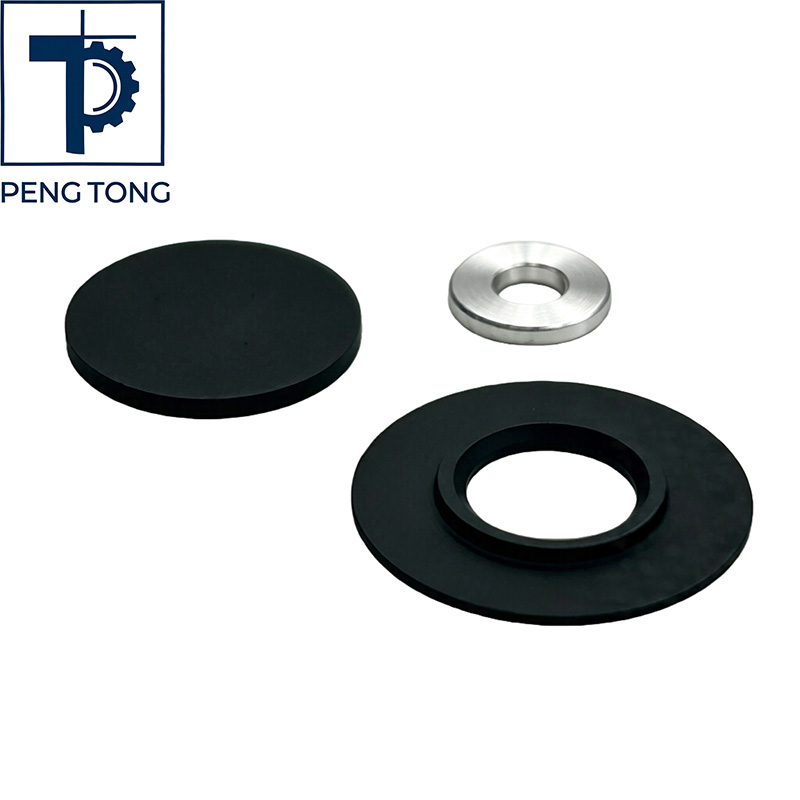 CNC Turned Metal Shoulder Washer with Precision Internal Bore