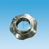 Custom CNC Machining Aluminum Flange Plate & Knob Set Precision Metal Machining
