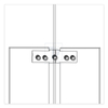 Dual Slot Wire Rope Gripper for Acrylic & Glass Picture Frame Display Hanging