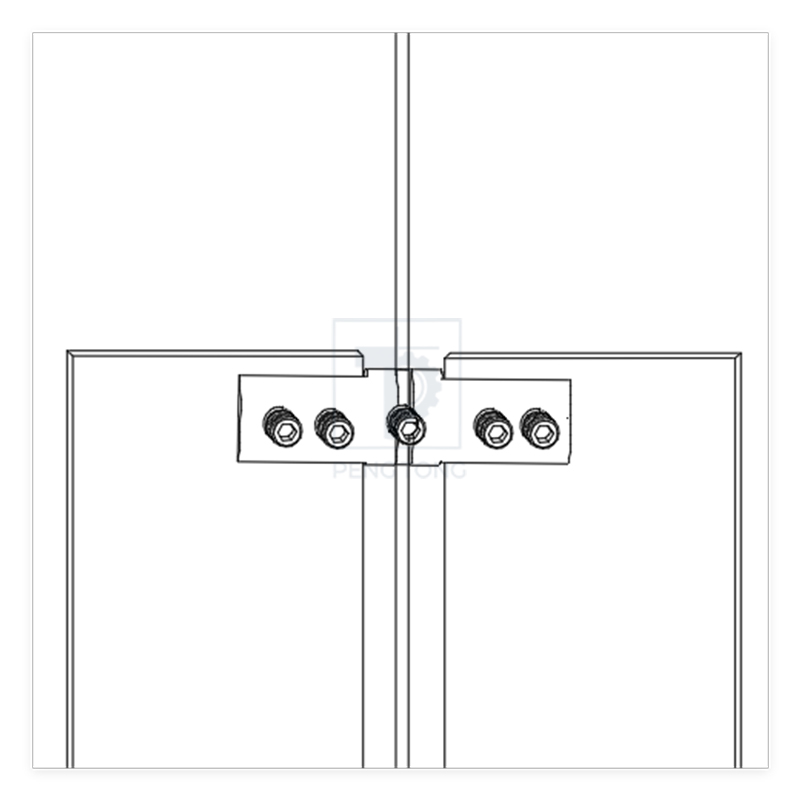 Dual Slot Wire Rope Gripper for Acrylic & Glass Picture Frame Display Hanging