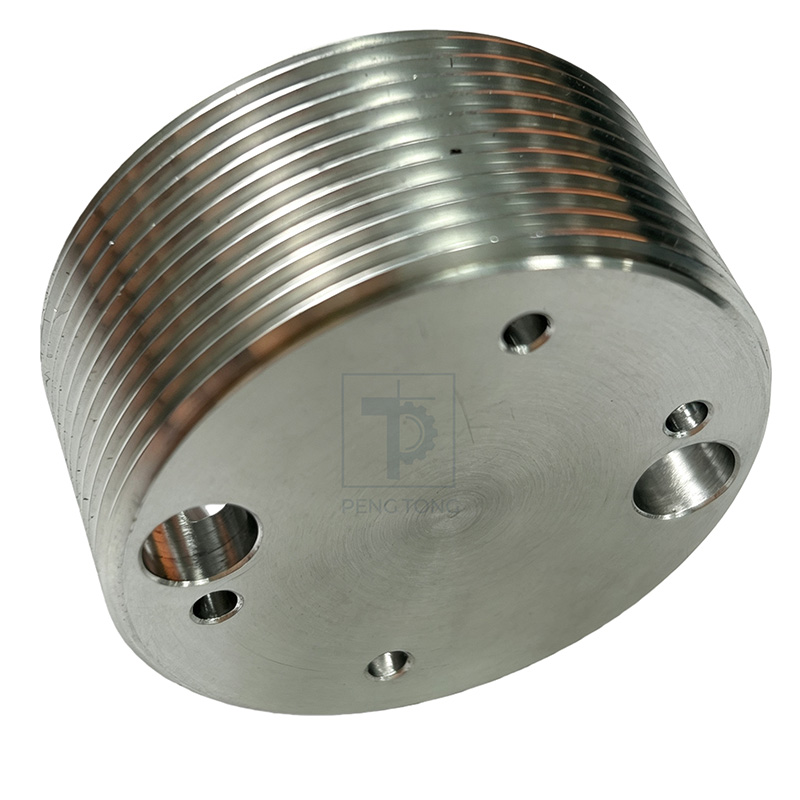 Complex Geometry CNC Machined Aluminum Manifold or Valve Body Prototype Custom Machining