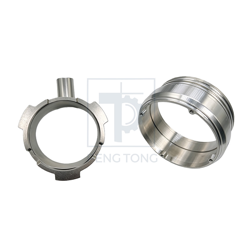 Custom CNC Machining Milling Aluminum Industrial Groove Connection Sleeve Parts