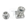 Custom CNC Milling Machining Aluminum Square Flange Sleeve Precision Parts